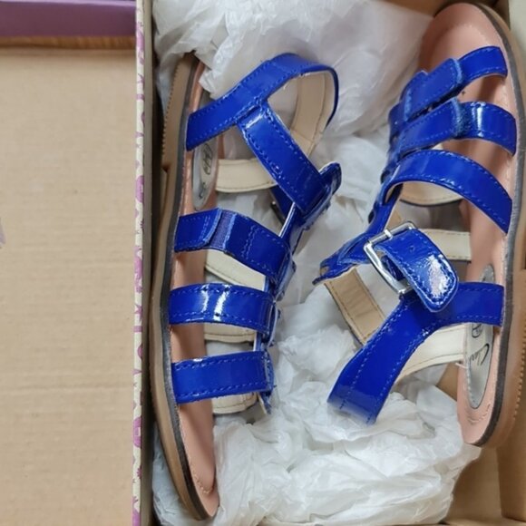 Clarks Flat Summer Gladiator Sandals Loni Joy - Picture 8 of 8